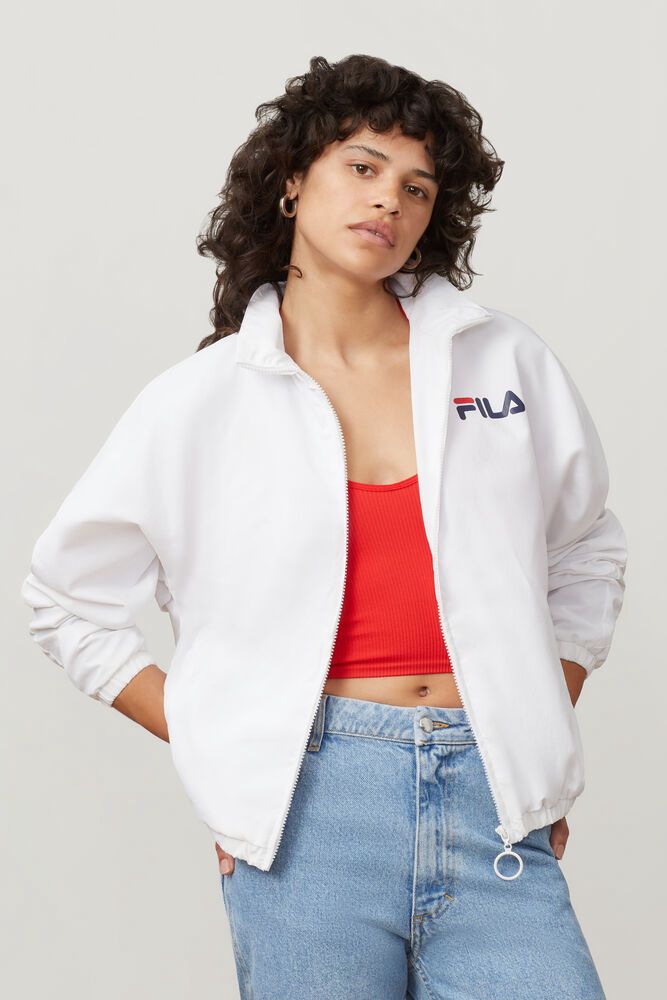 Fila Rupta Wind Jacket White - Womens - 78605AMVP